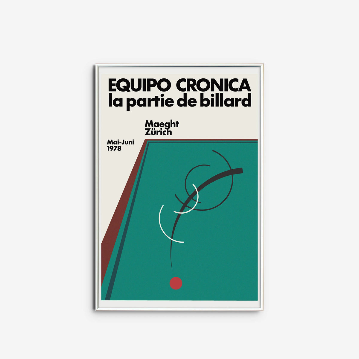 EQUIPO CRONICA "La Partie de Billard"