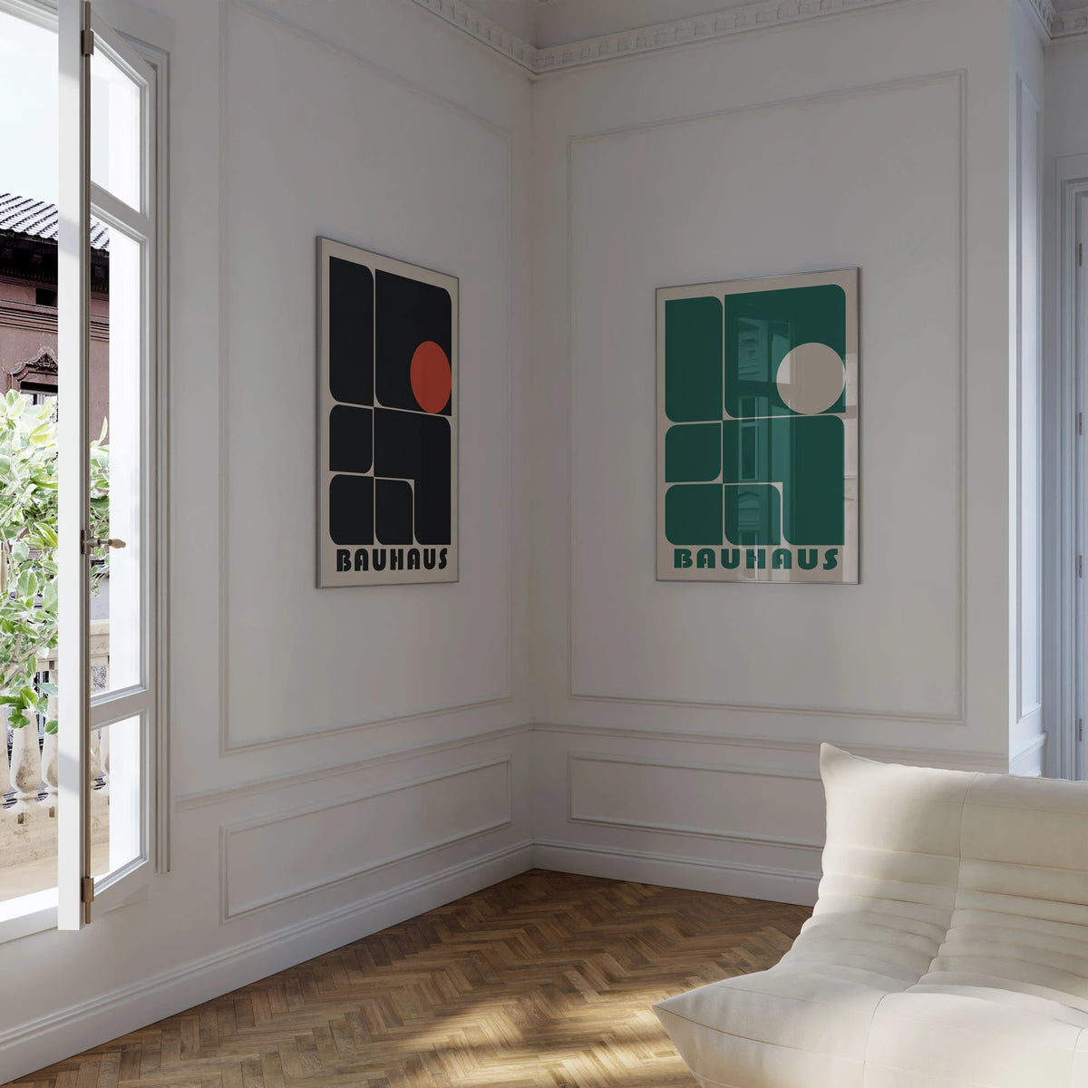 Bauhaus 93 in Green