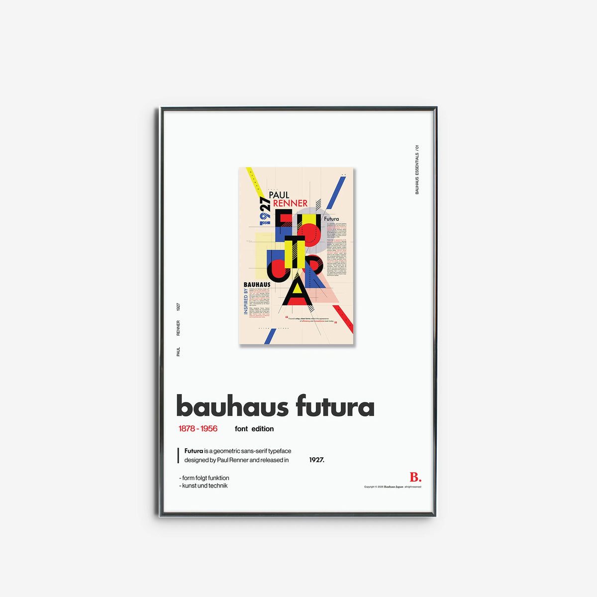 BAUHAUS ESSENTIALS / 01 — FUTURA