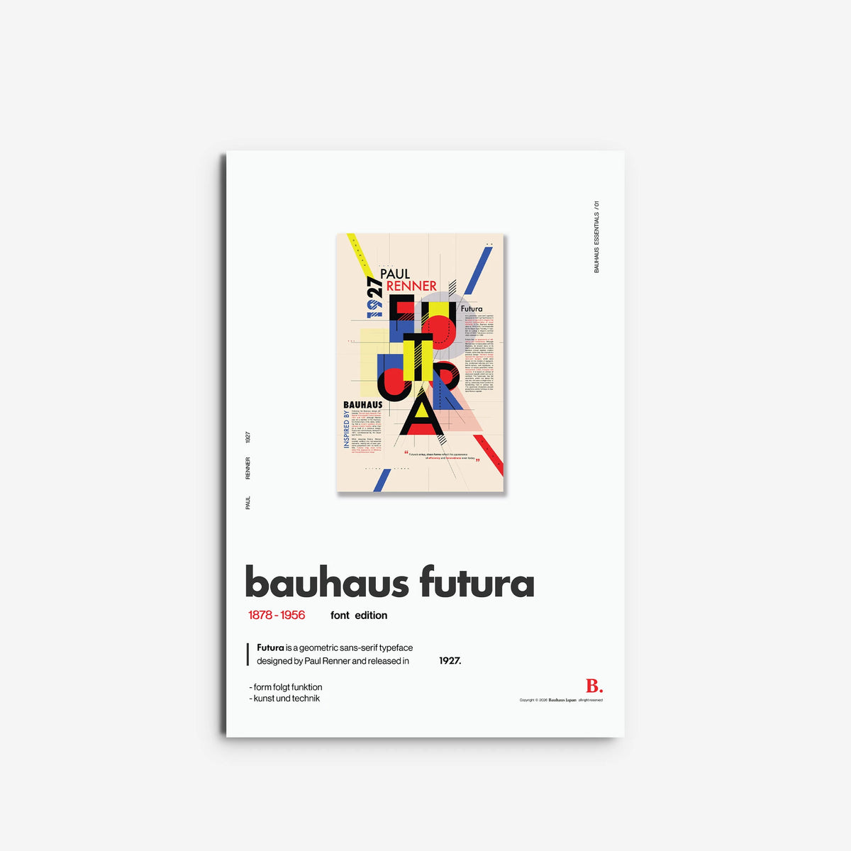BAUHAUS ESSENTIALS / 01 — FUTURA