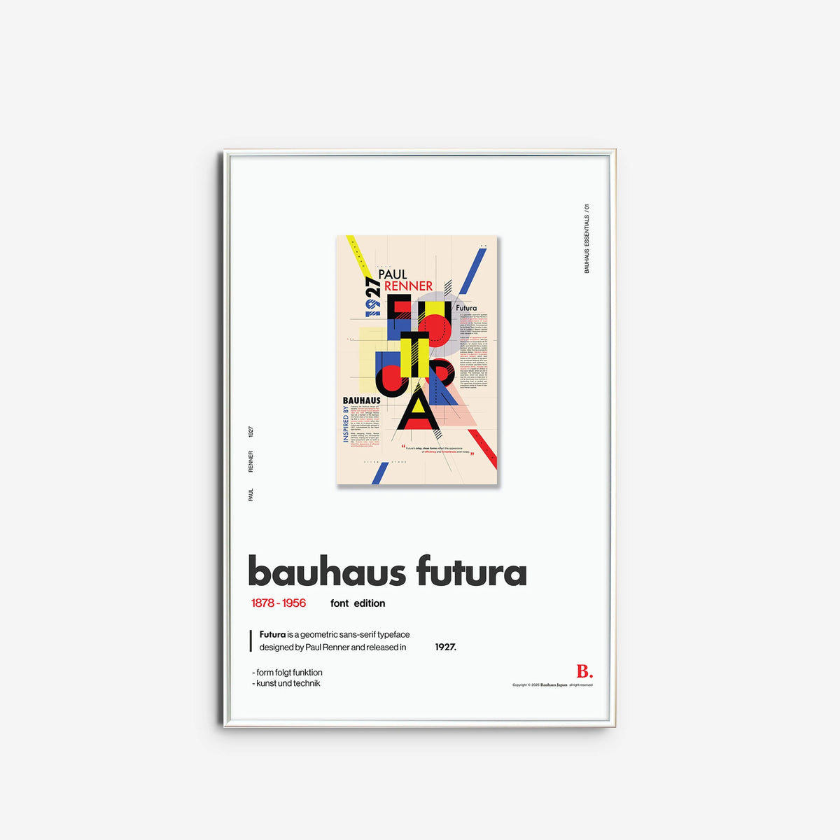 BAUHAUS ESSENTIALS / 01 — FUTURA