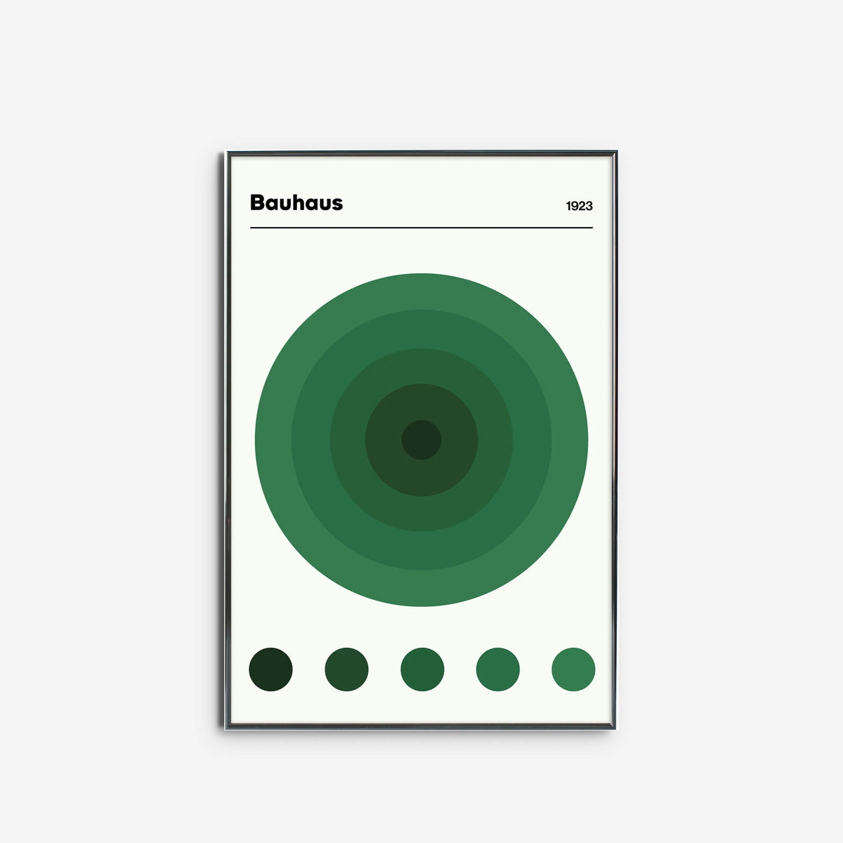 Bauhaus sonne in green