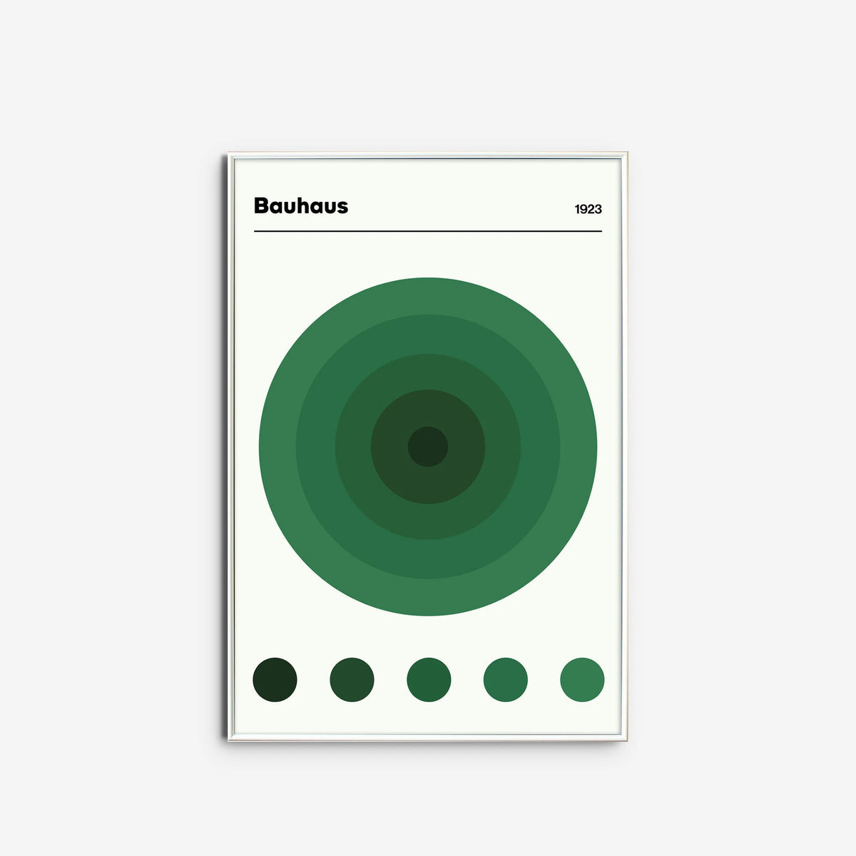 Bauhaus sonne in green