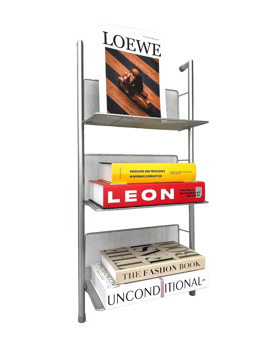 Magazine rack 3 steps