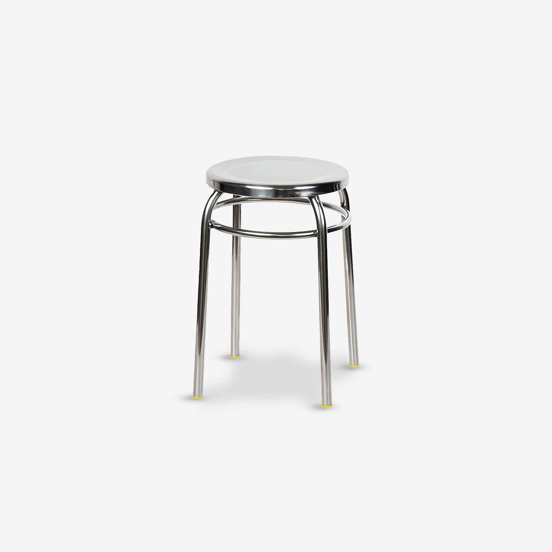 Stainless steel round stool