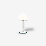 Mid-century glass table lamp