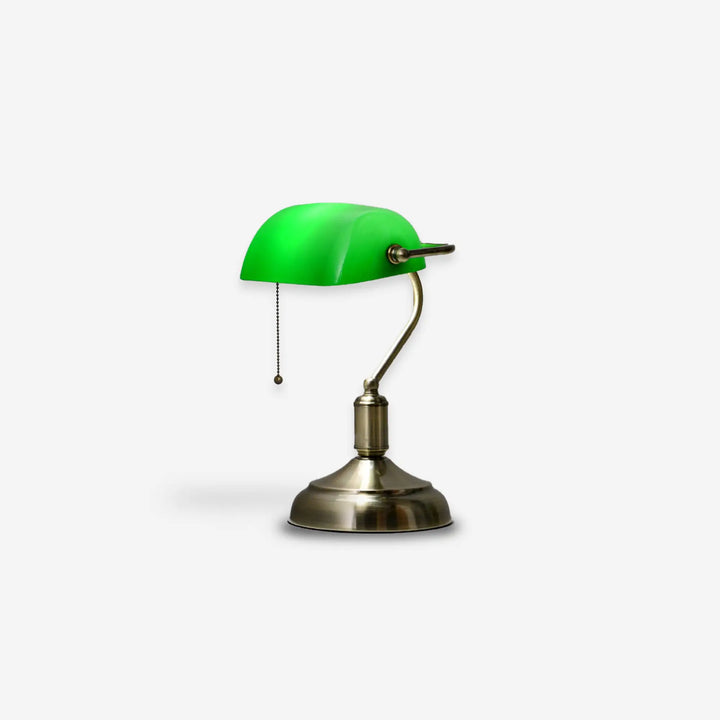 Mid century bank table lamp
