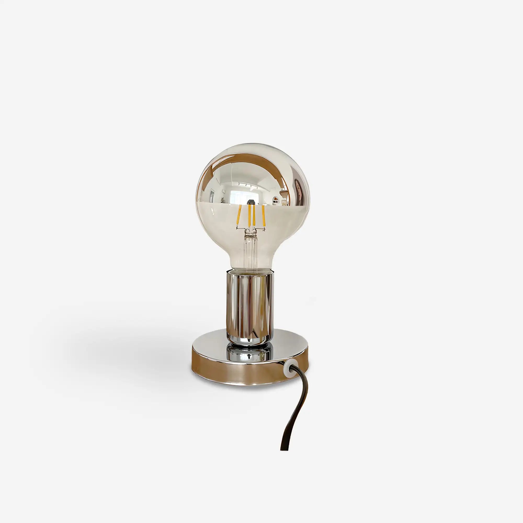 Mid-century Chrome table lamp