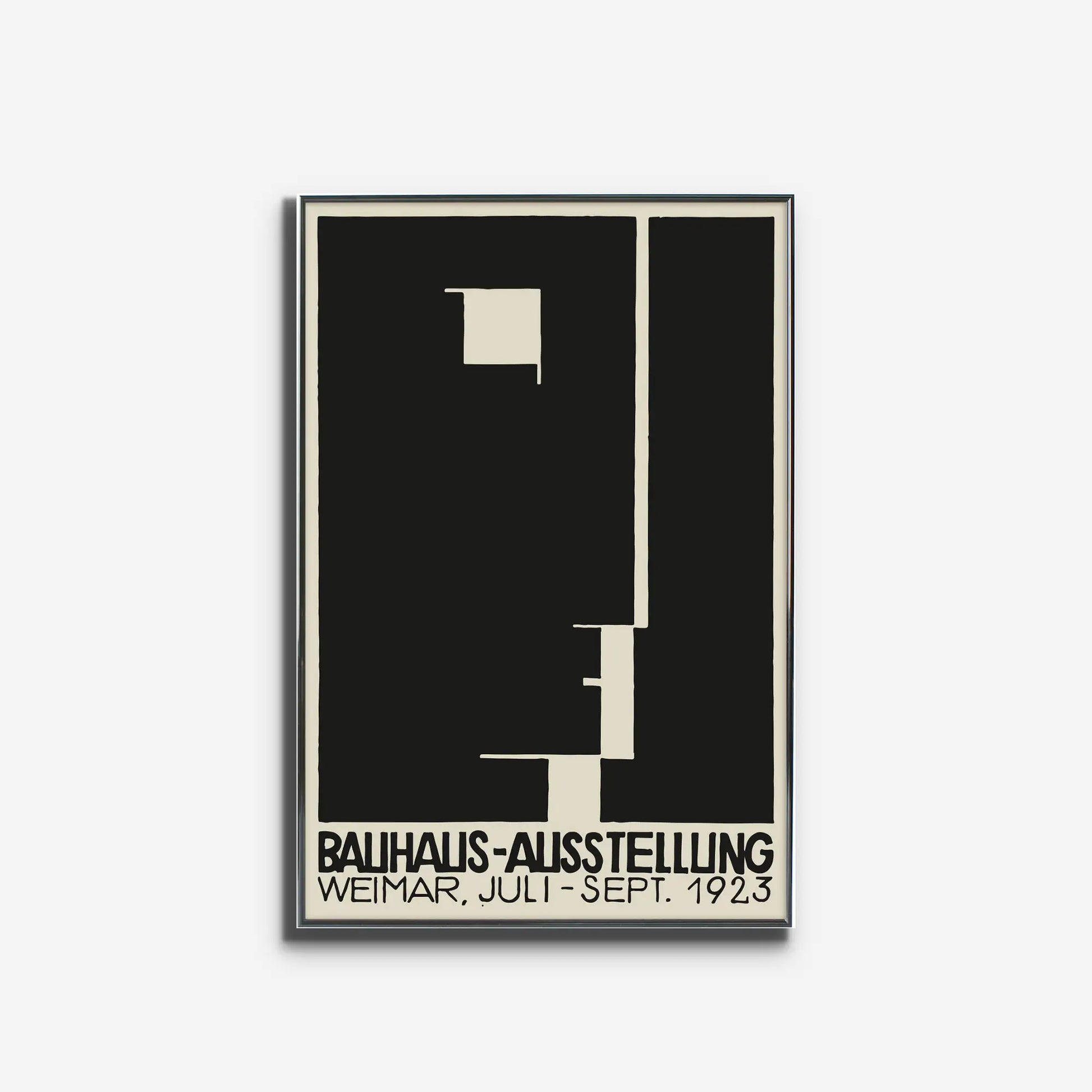 1923年ワイマール・バウハウス展の幾何学デザイン展覧会ポスター Bauhaus-Ausstellung Weimar 1923