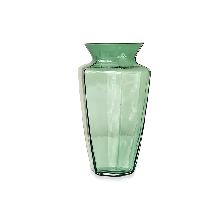 Glass vintage green vase