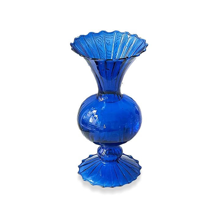 Royal Blue Glass Vase