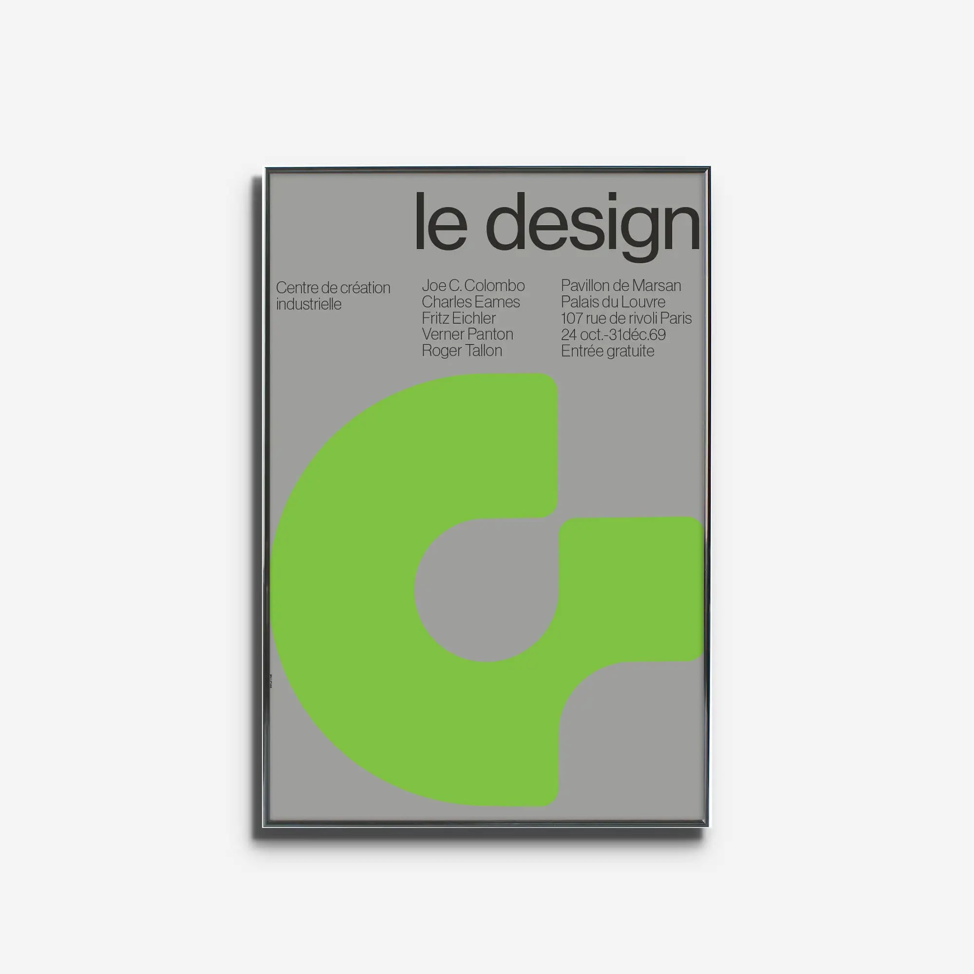 ミッドセンチュリー ポスター Le design アートポスター モダン