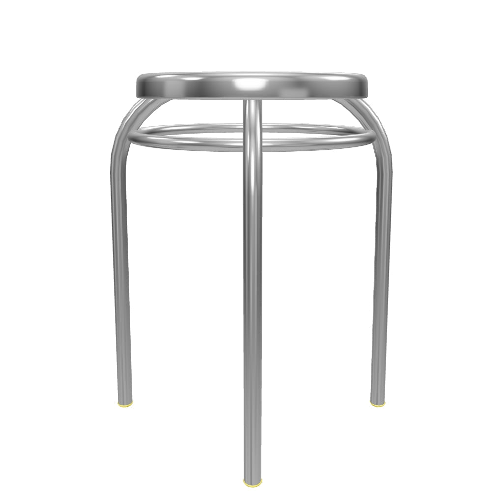 Stainless steel round stool