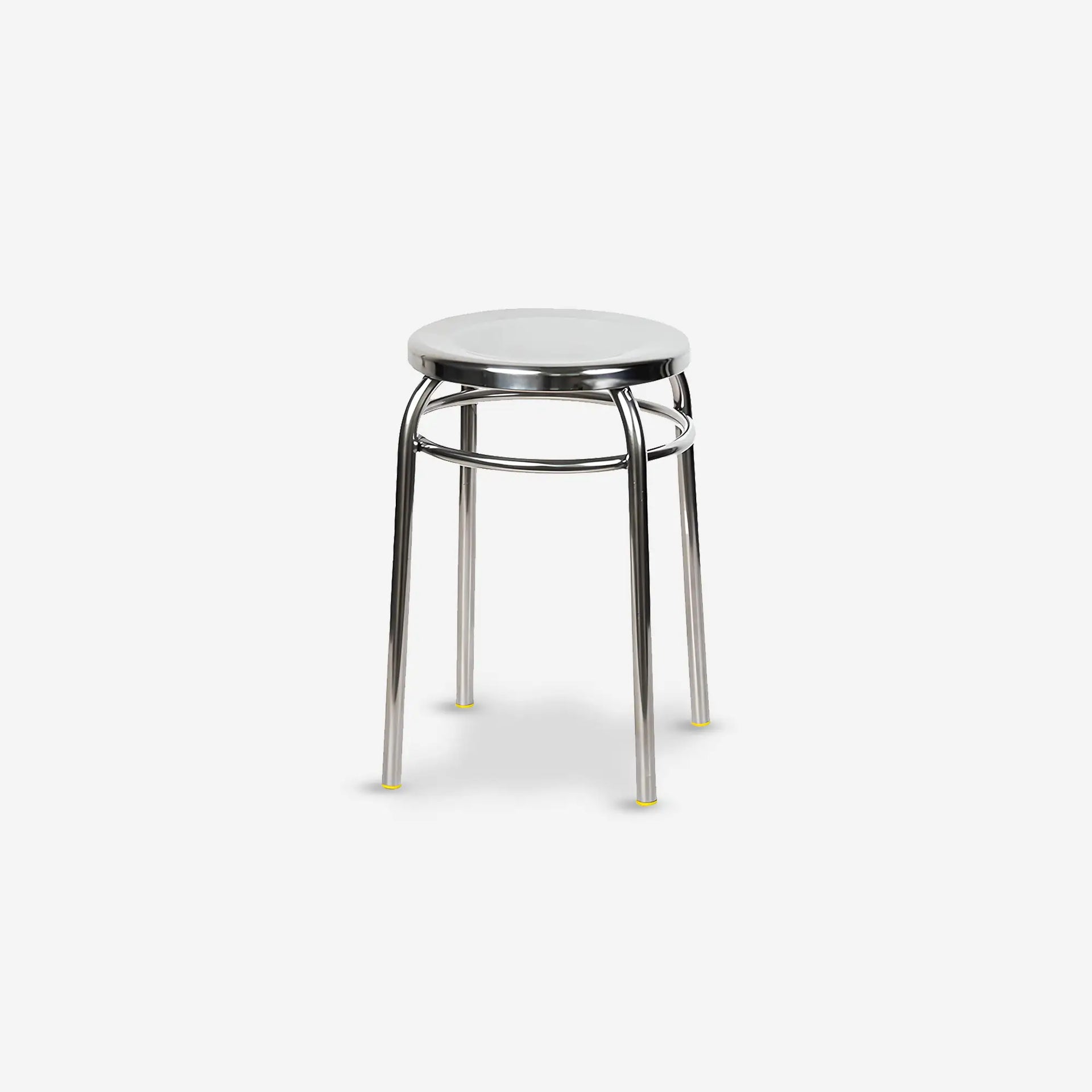 ステンレス丸スツール｜ミニマル椅子・店舗什器にも｜Bauhaus Japan 
