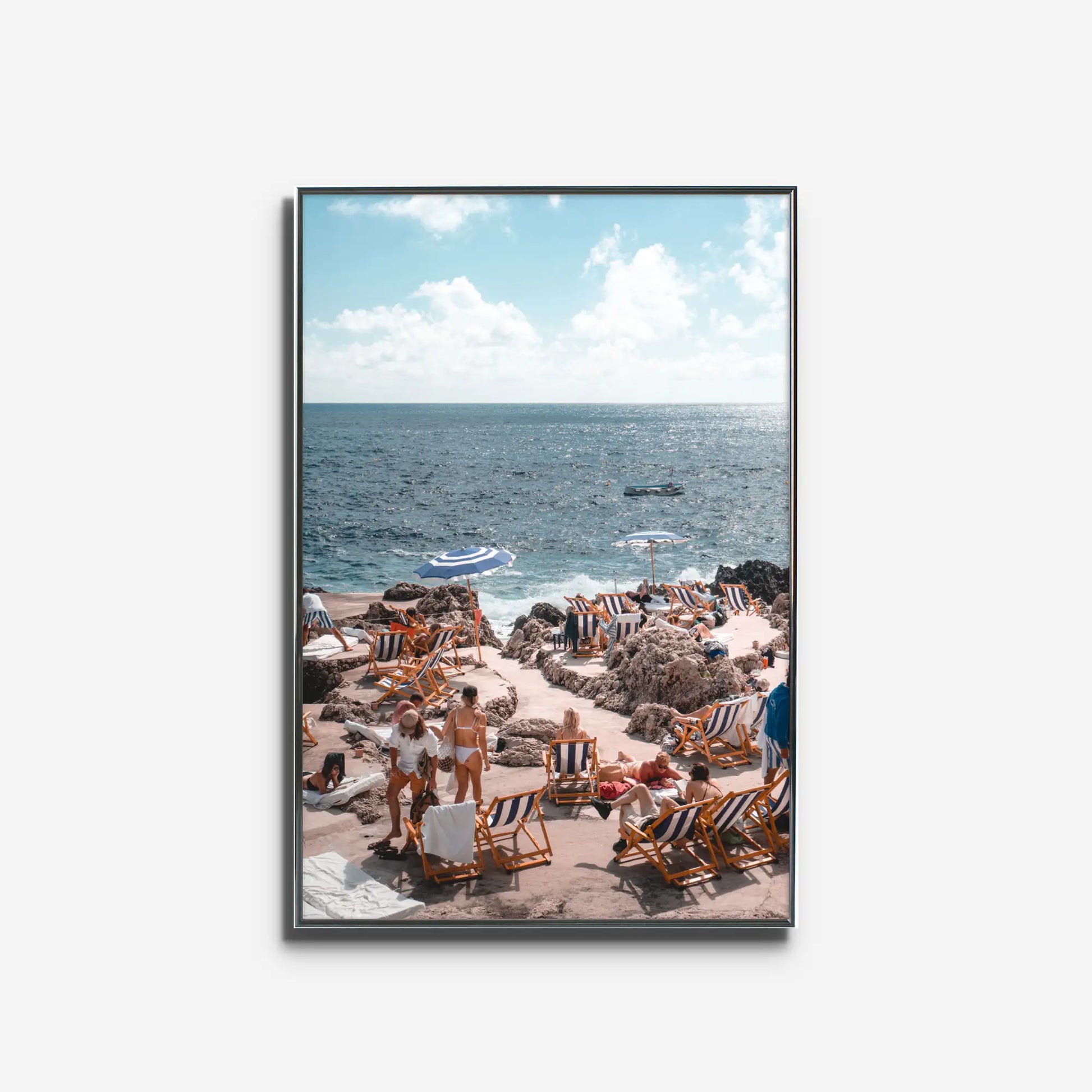 南仏ニースのバカンスを描いたモダンアートポスター Vacances in Nice