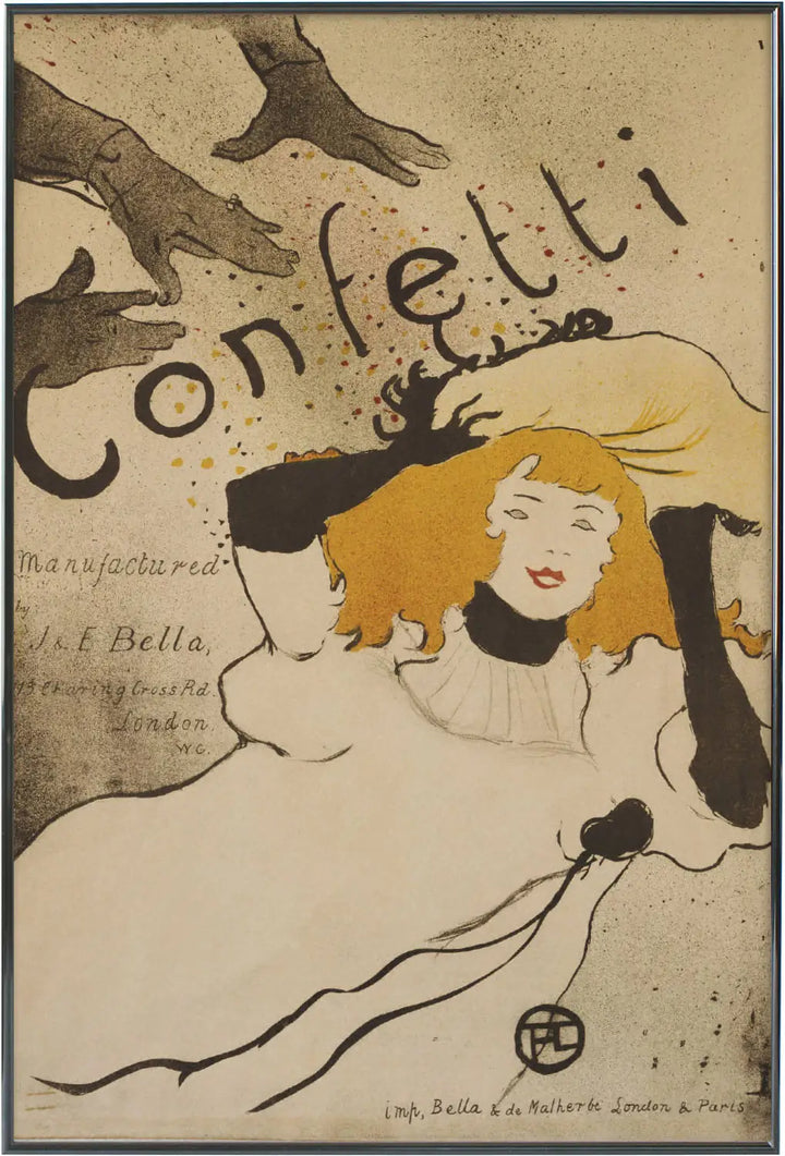 Toulouse-Lautrec "Confetti"