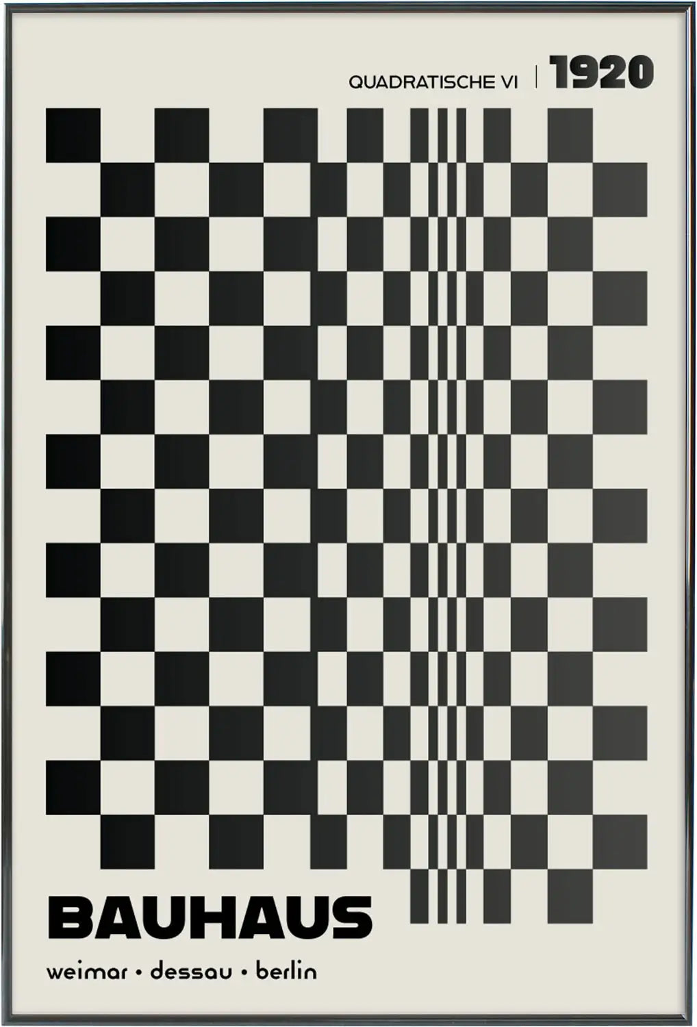 Quadratische, in Black