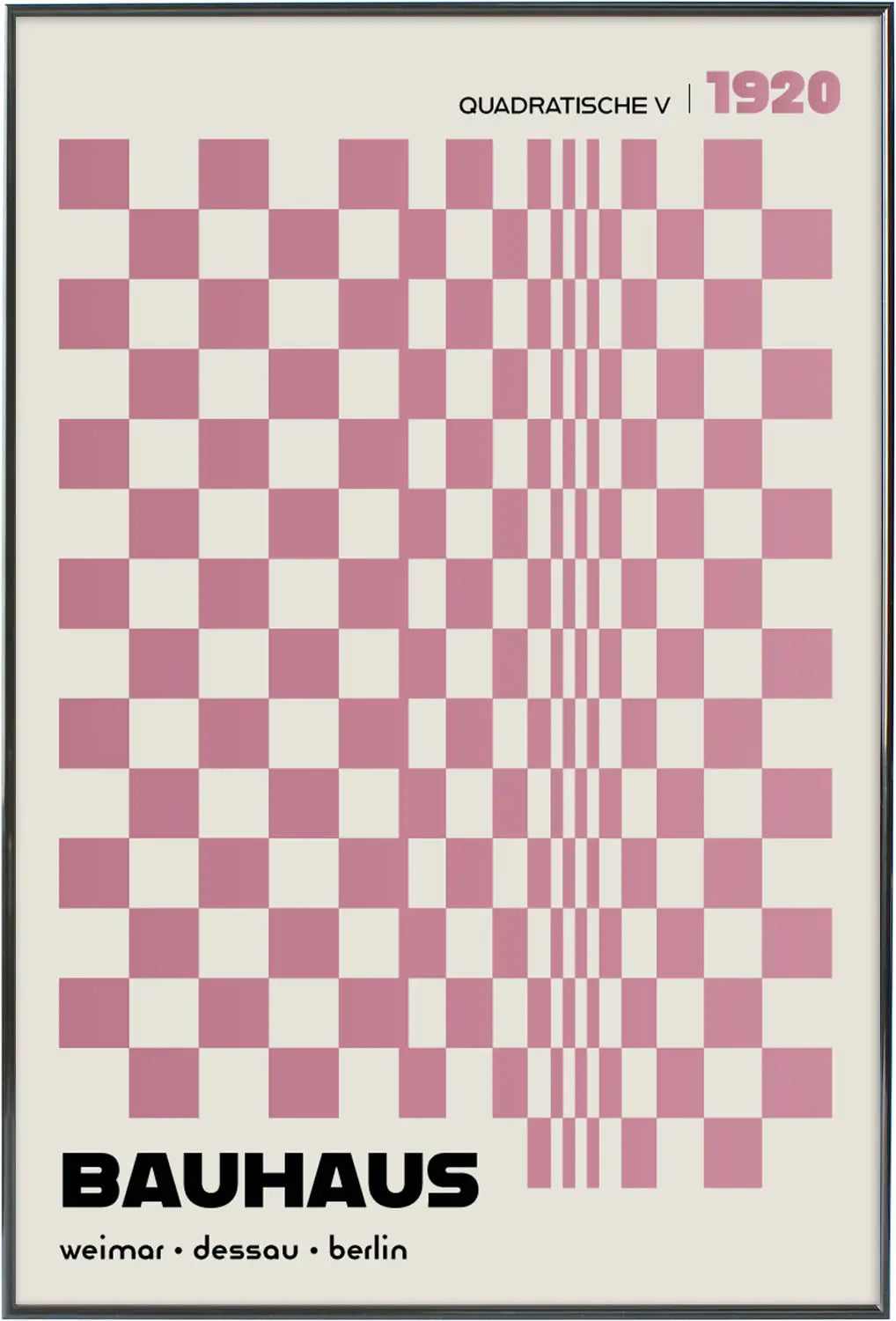 Quadratische, in Pink