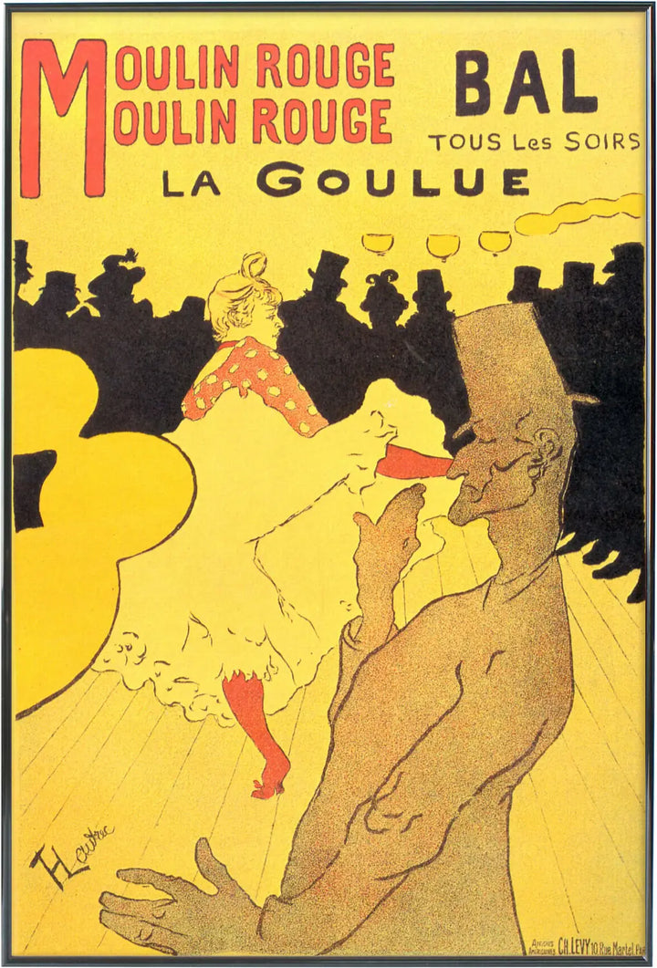 Toulouse-Lautrec "Moulin-Rouge - La Goulue"