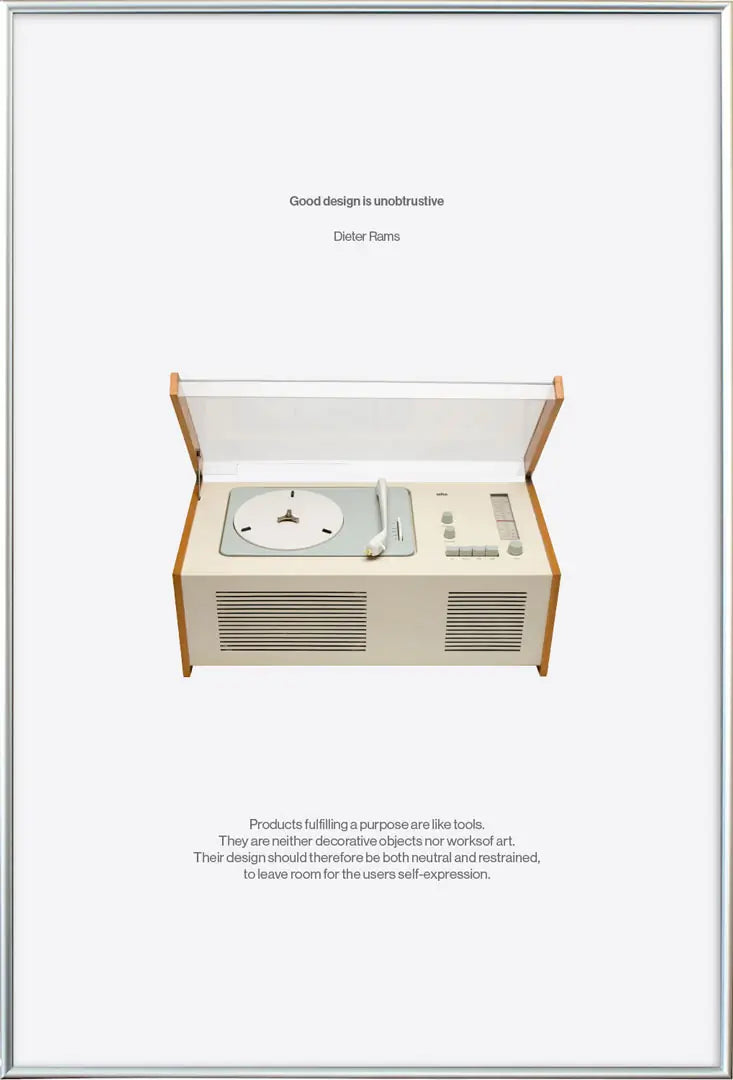 希少 Braun ディーター・ラムス ポスター dieter rams ウルム ドイツ 希少 Braun ディーター・ラムス ポスター dieter rams ウルム ドイツ