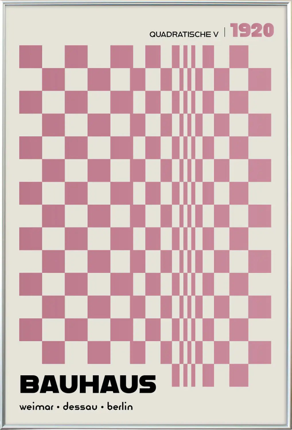 Quadratische, in Pink