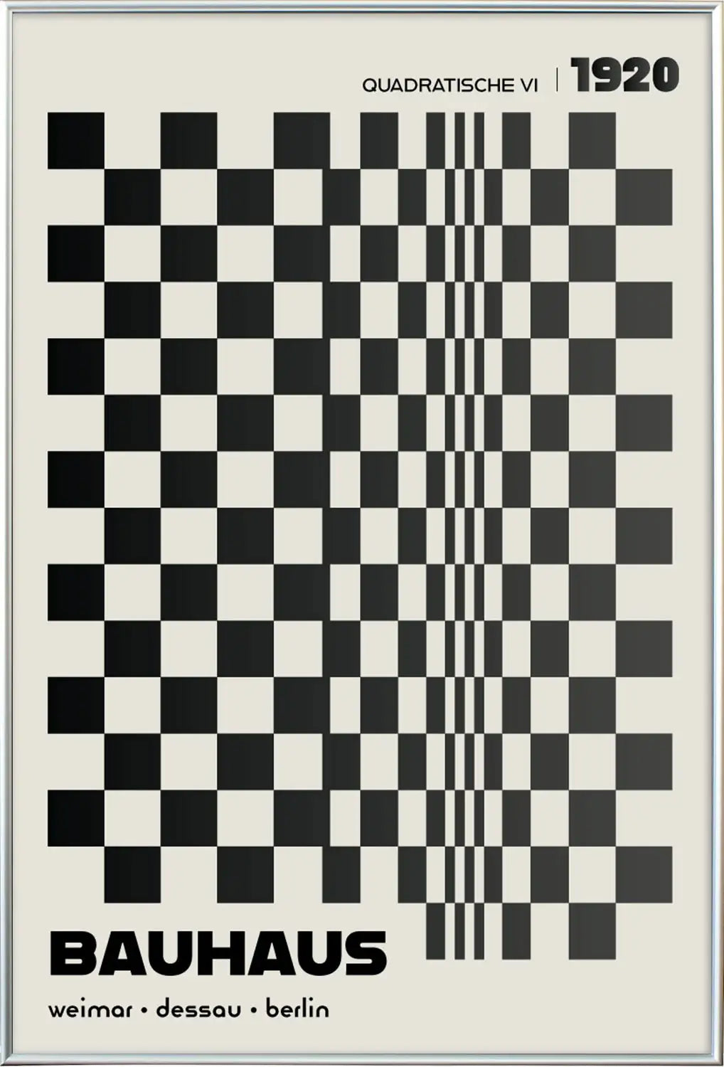Quadratische, in Black