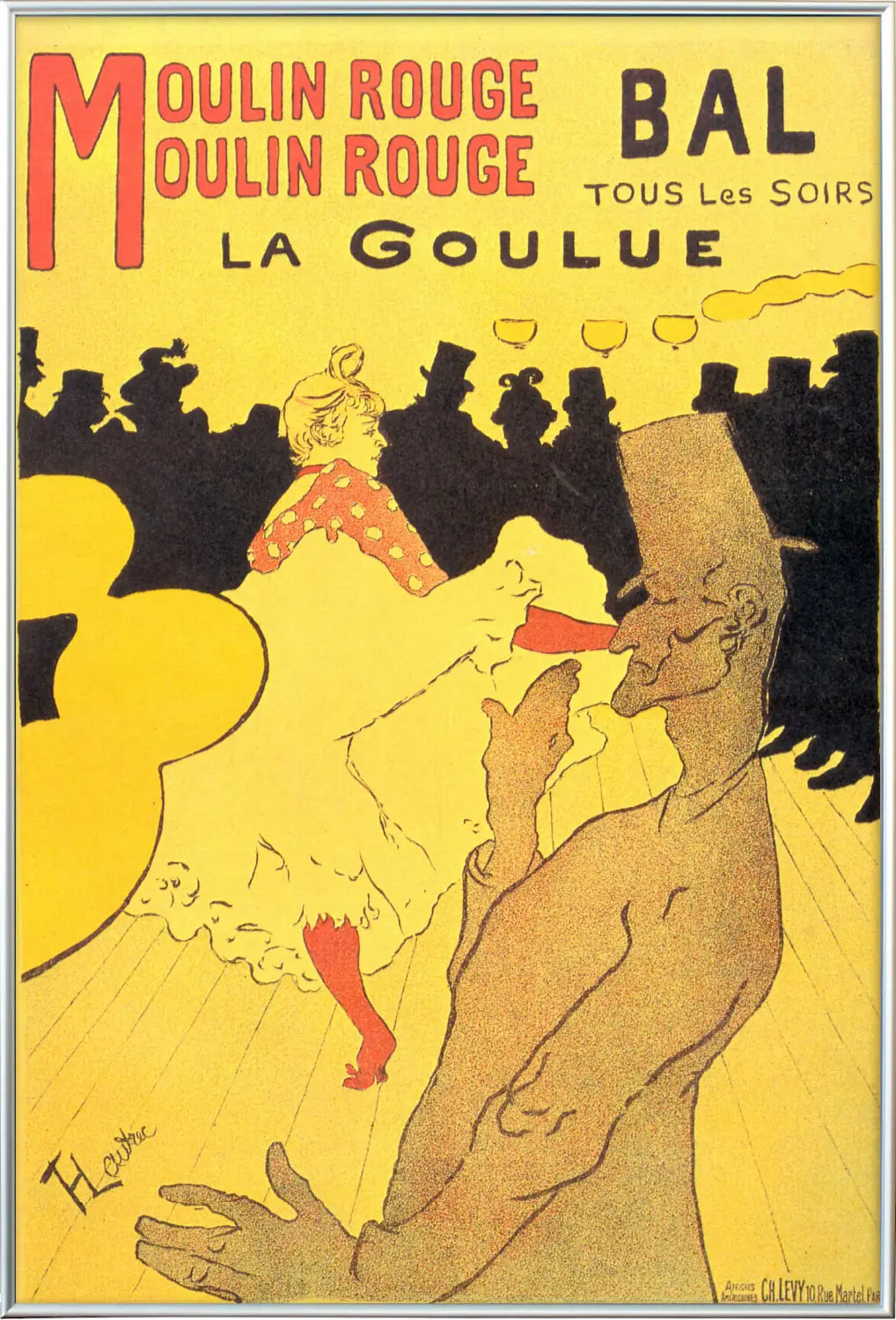 Toulouse-Lautrec "Moulin-Rouge - La Goulue"
