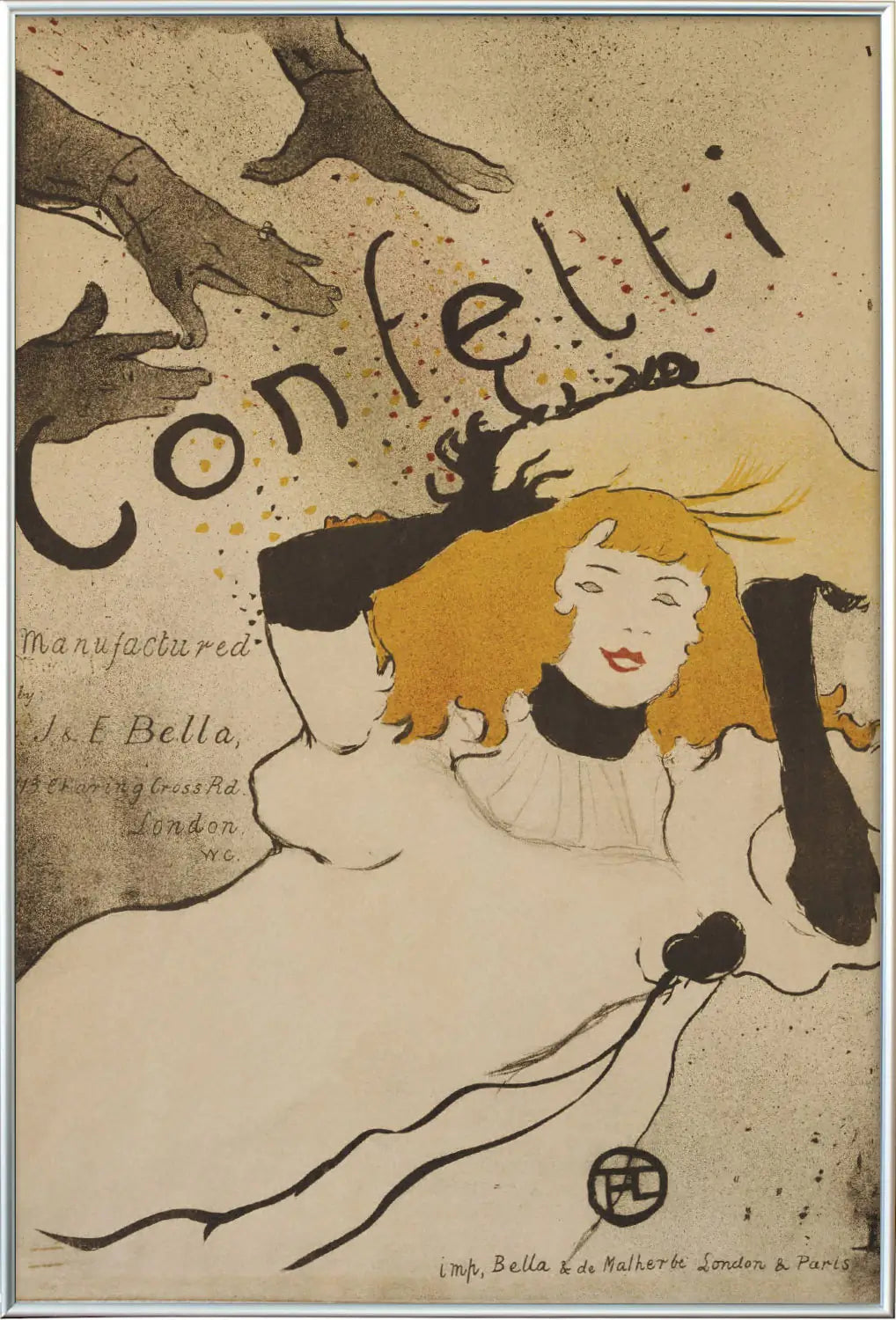 Toulouse-Lautrec "Confetti"