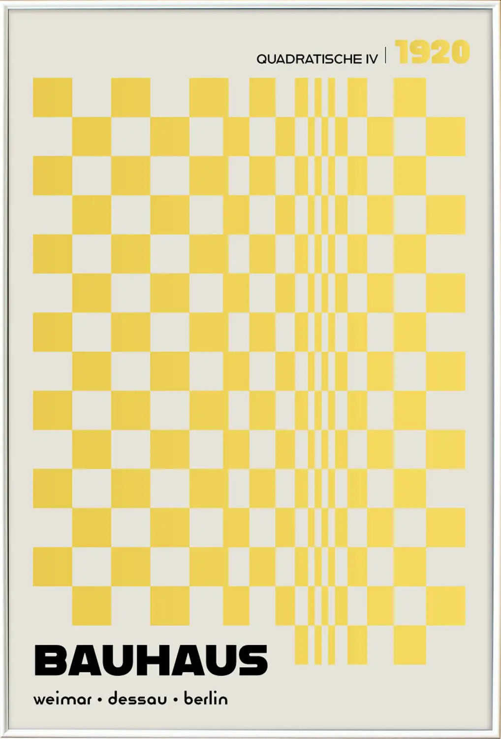 Quadratische, in Yellow