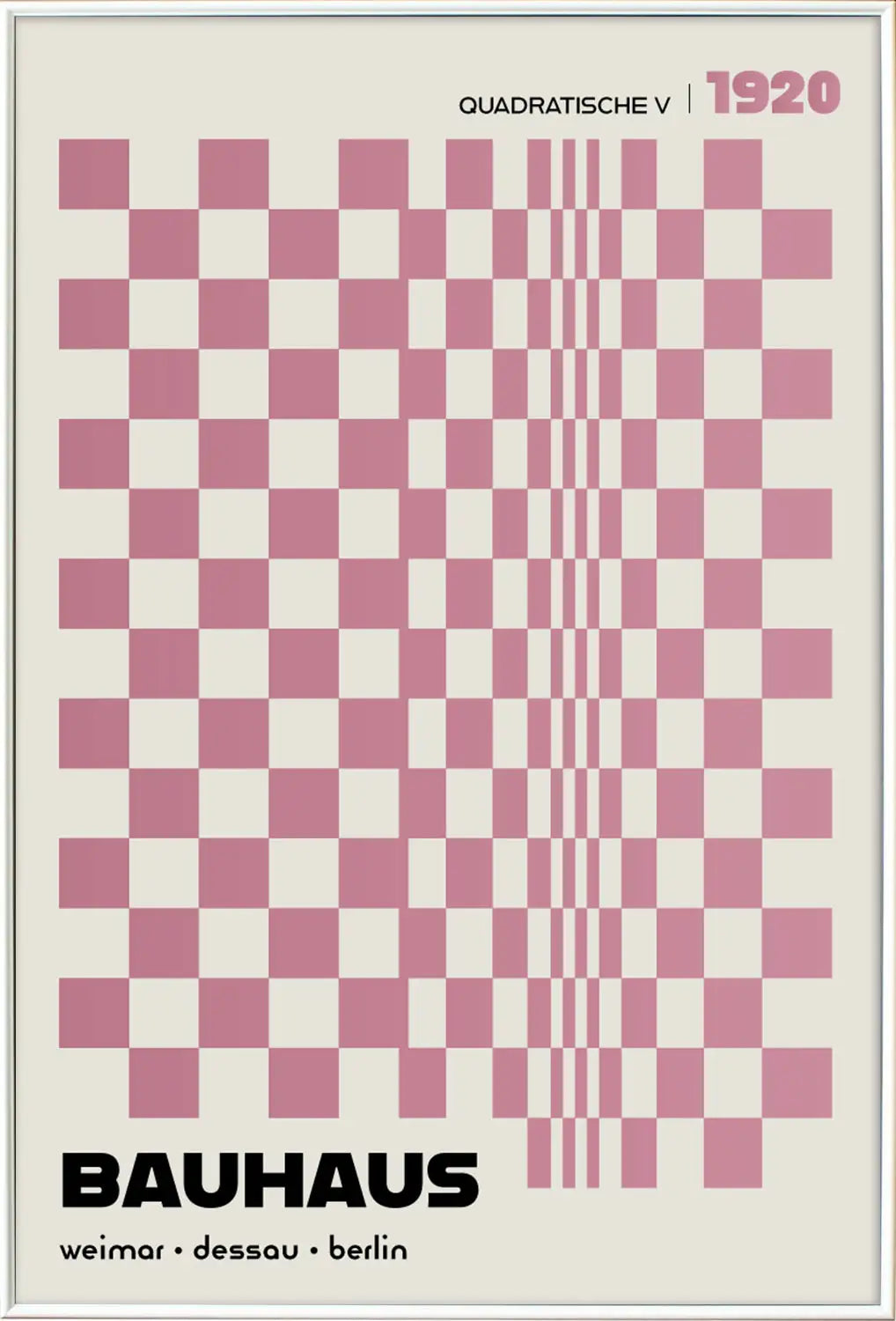 Quadratische, in Pink