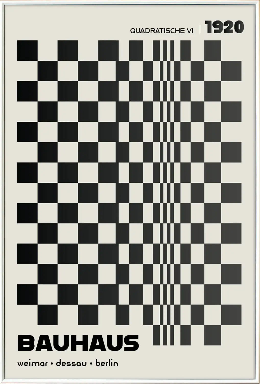 Quadratische, in Black
