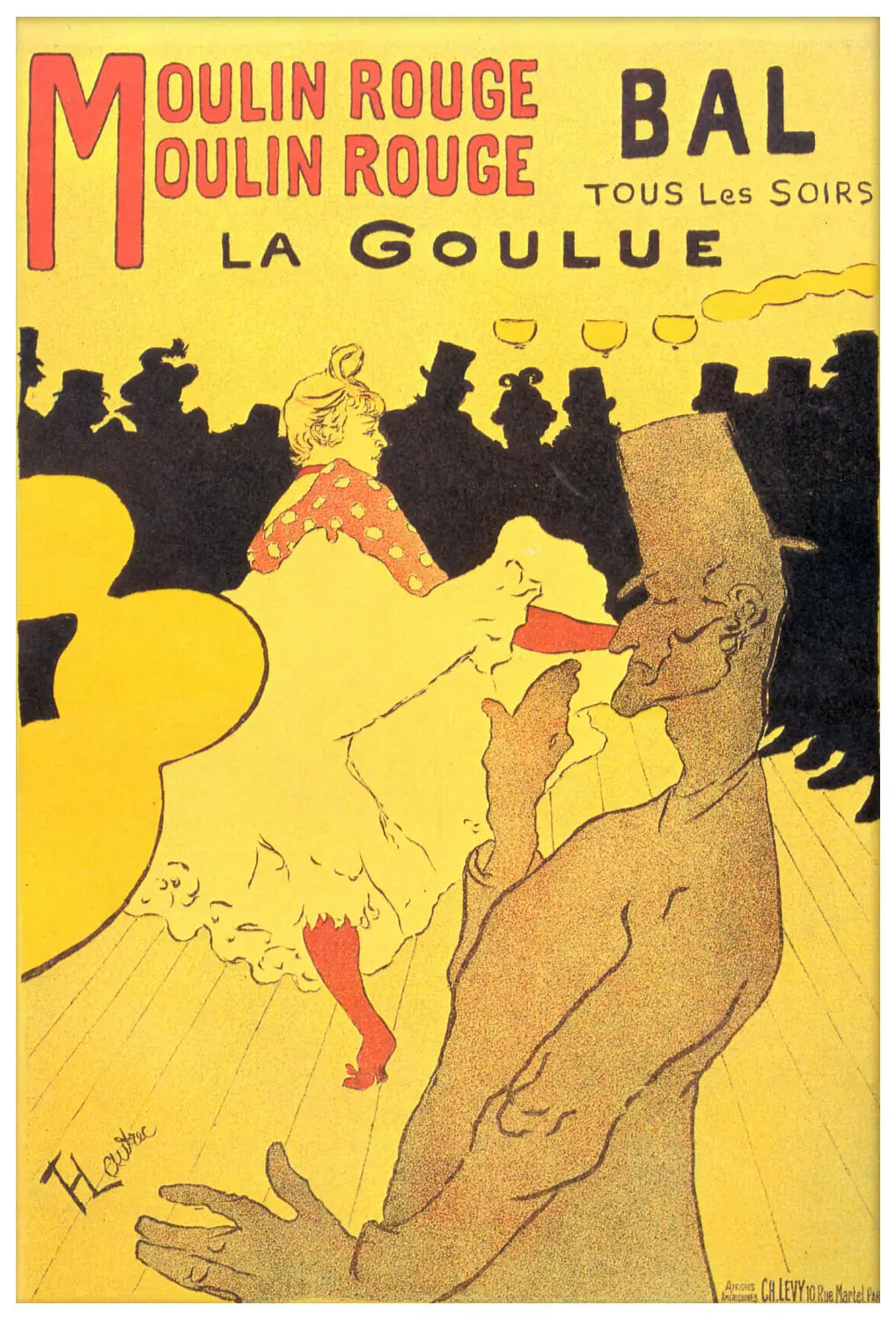 Toulouse-Lautrec "Moulin-Rouge - La Goulue"