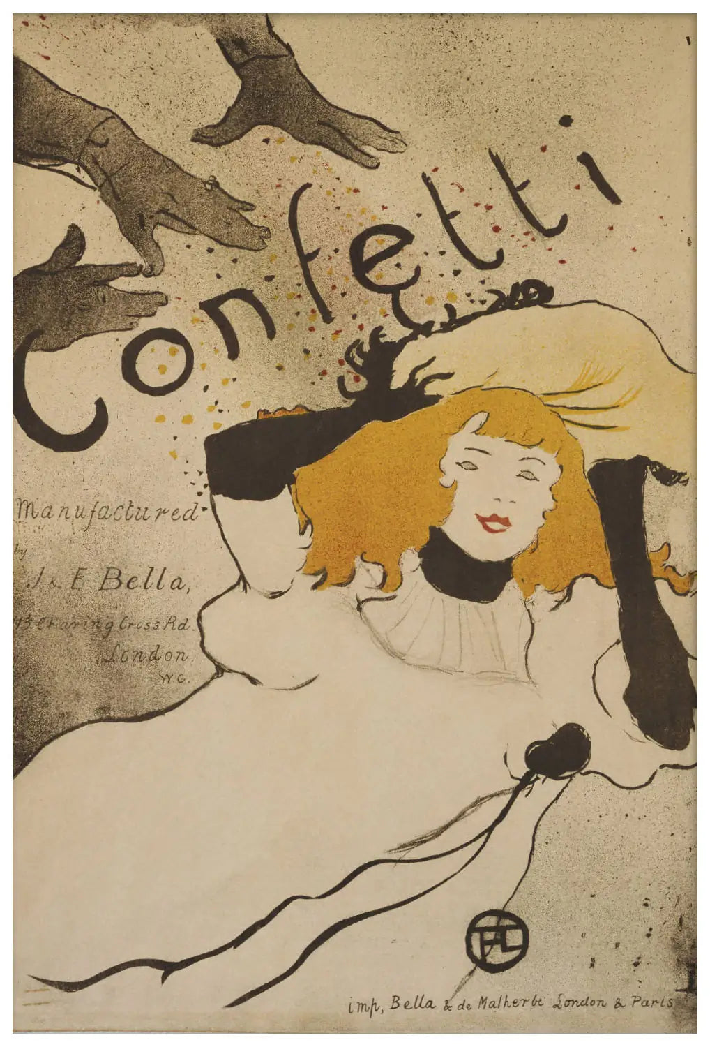 Toulouse-Lautrec "Confetti"