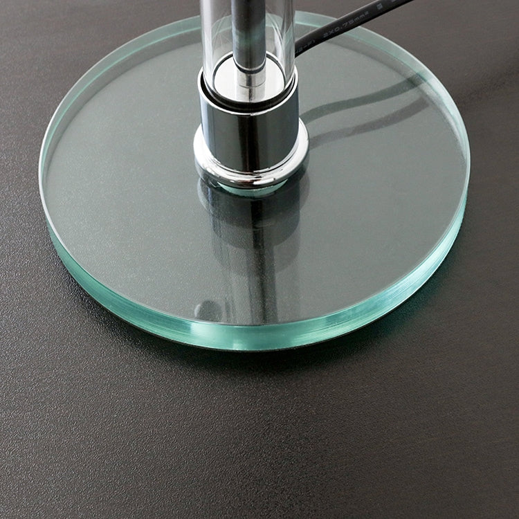 Mid-century glass table lamp