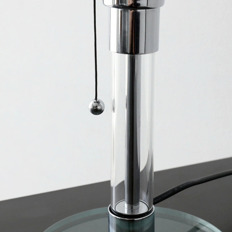 Mid-century glass table lamp