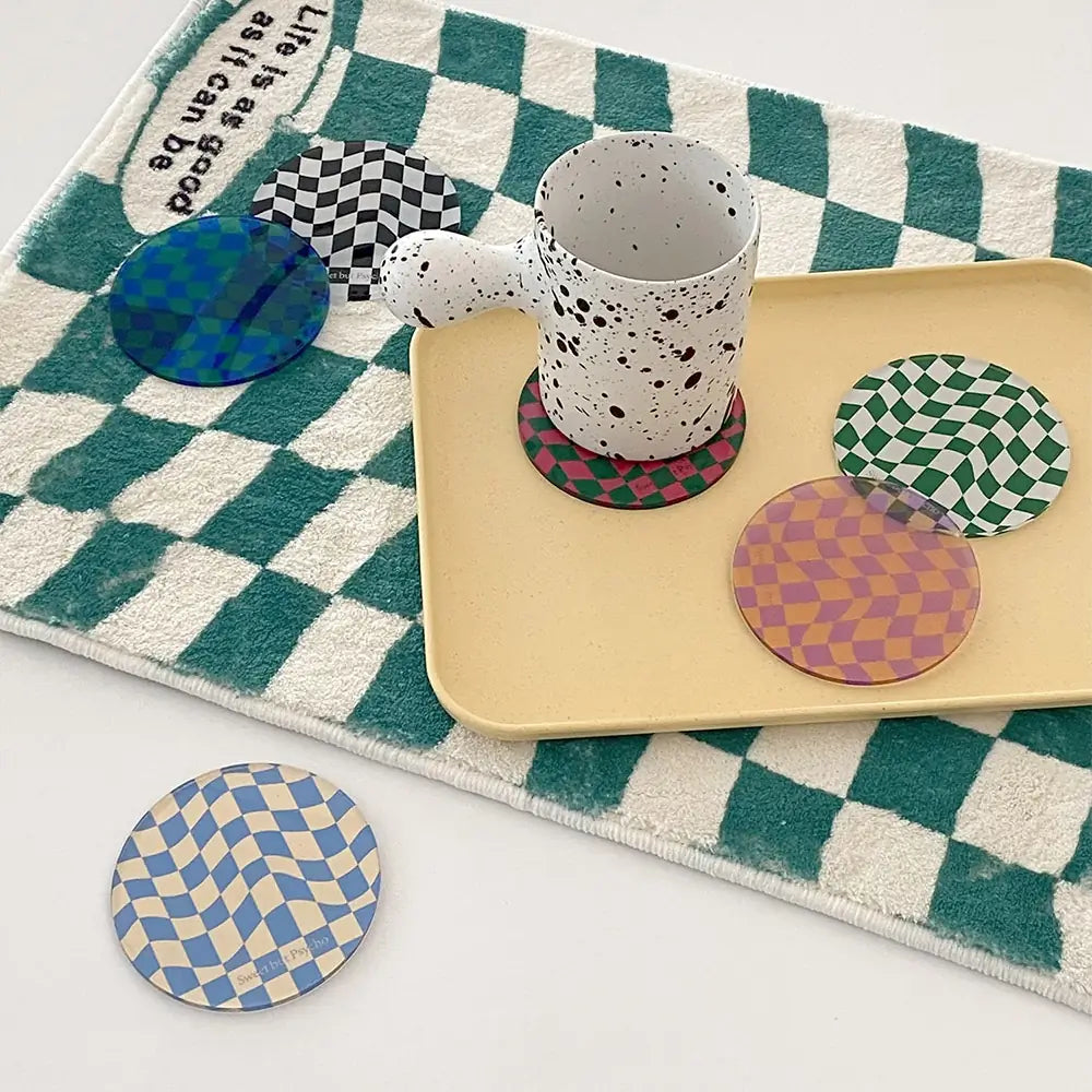 Check patern modern coaster