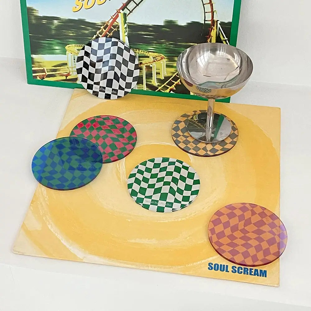 Check patern modern coaster