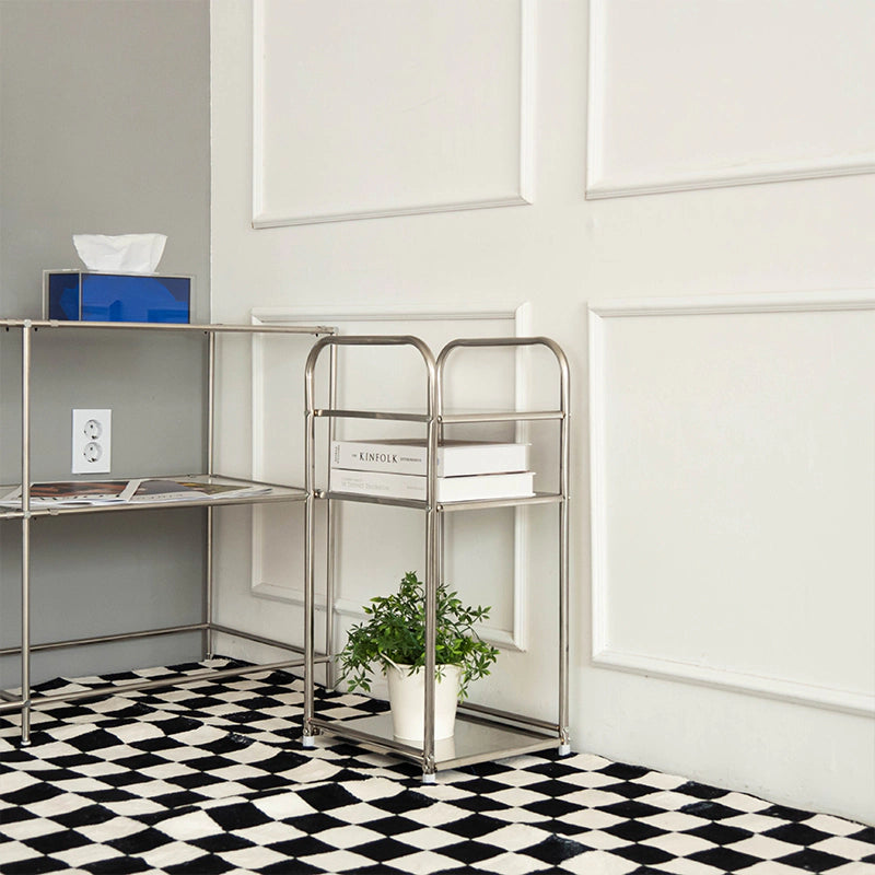 Stainless square mini shelf