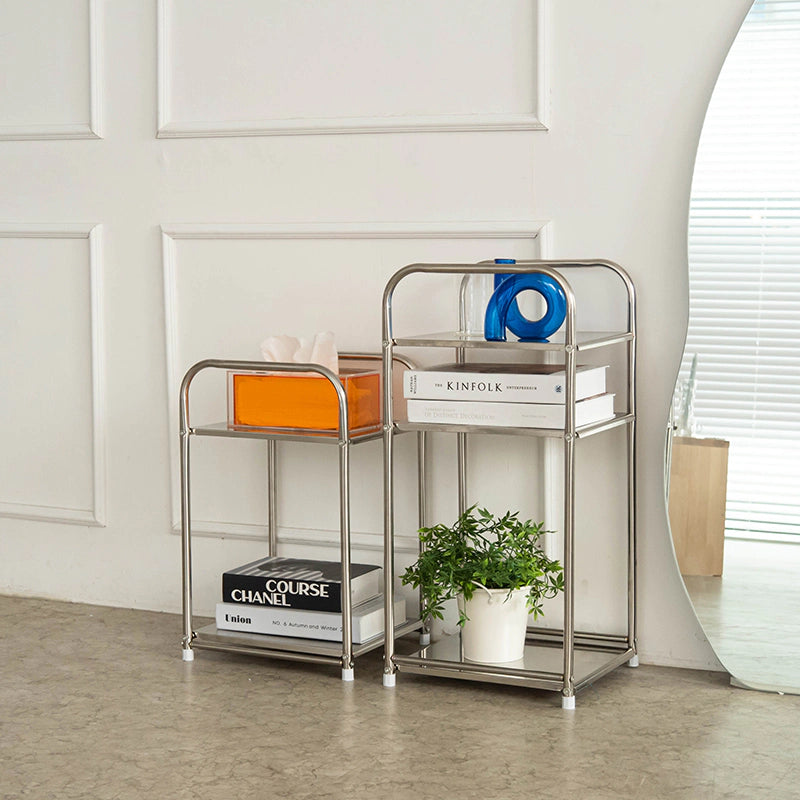 Stainless square mini shelf