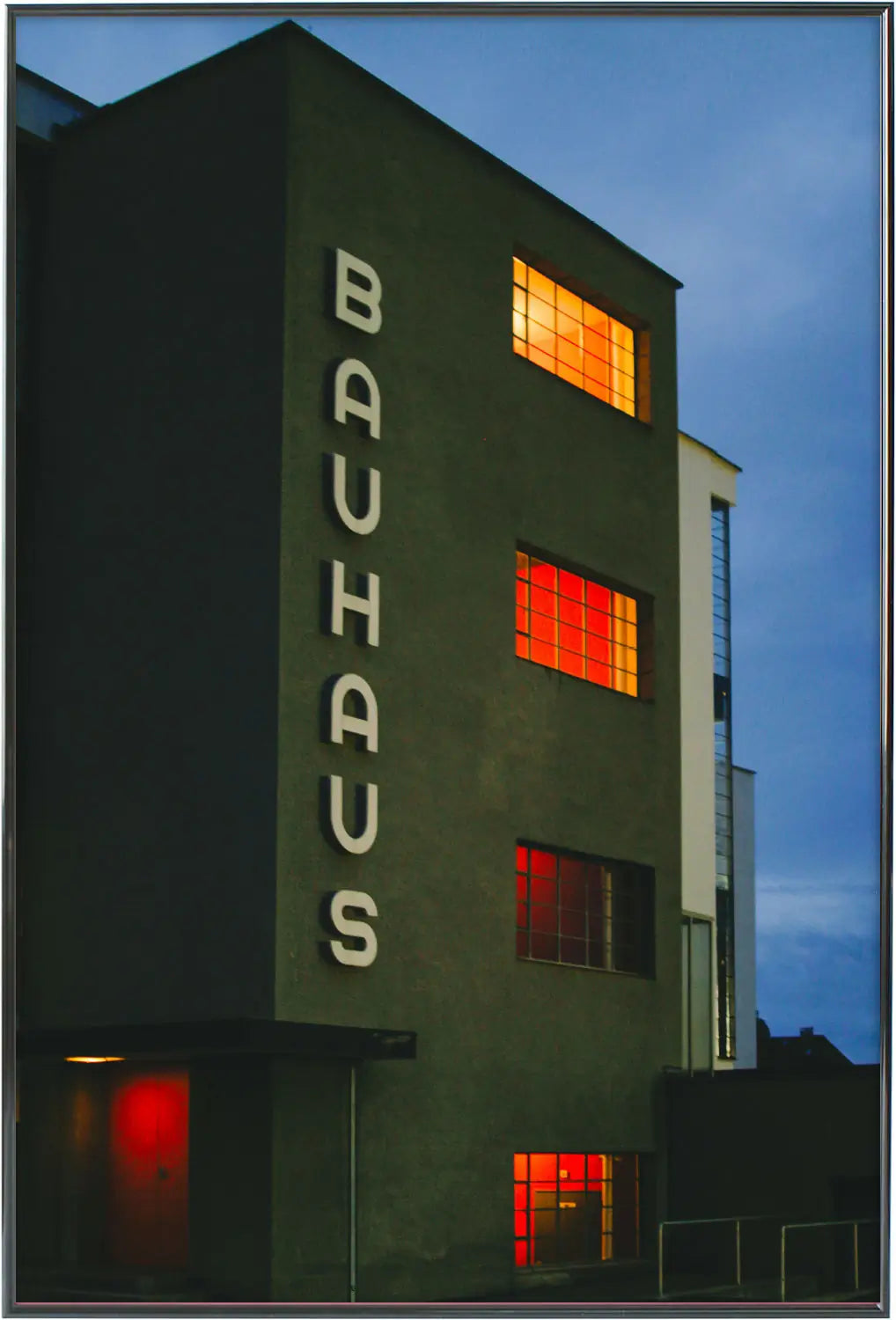 バウハウス 建築ポスター｜Bauhaus Building モダニズム写真