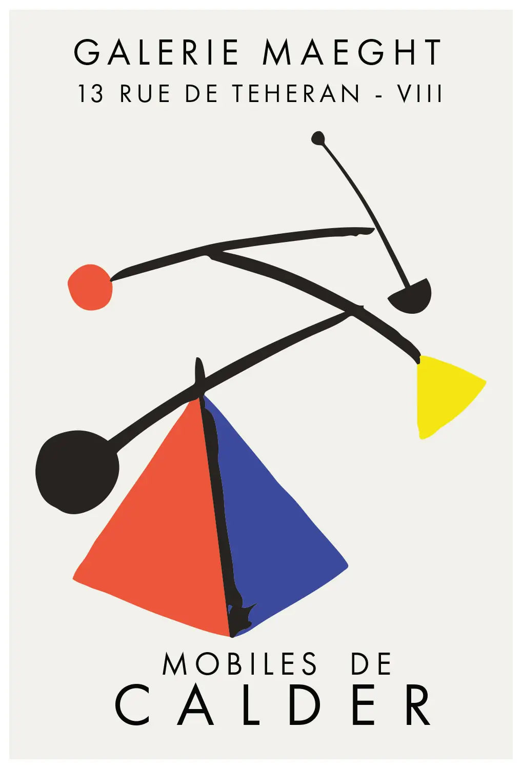 額装済/Galerie Maeght/アレクサンダー カルダー/ポスター Mobiles – Official Bauhaus Japan